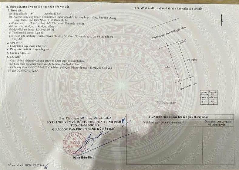 Nhà mặt tiền đường Thanh Niên, Quy Nhơn 85m² giá 6.9 tỷ - Cơ hội đầu tư tuyệt vời!