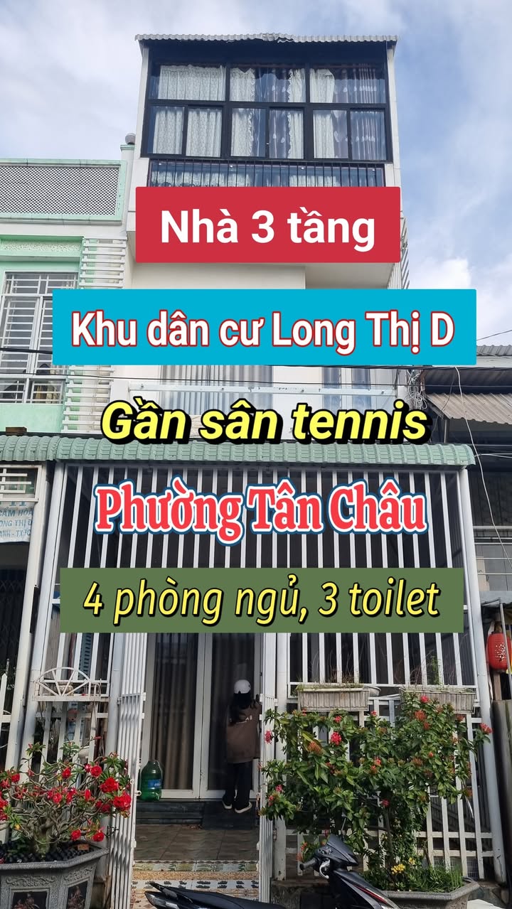 Nhà 3 tầng tại khu dân cư Long Thị D, An Giang - Giá chỉ 2.2 tỷ!