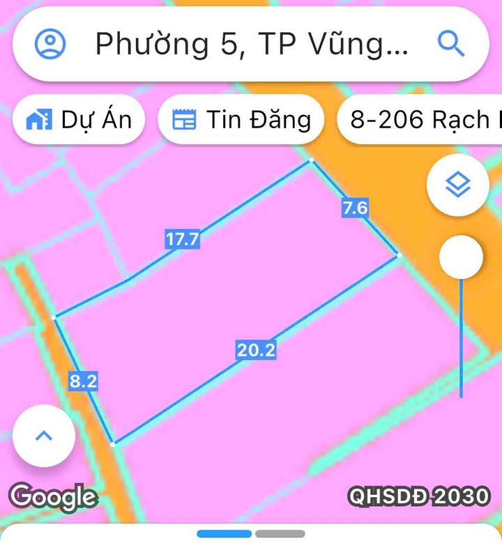 Bán đất nở hậu Trần Phú, Vũng Tàu 128m² giá chỉ 6 tỷ - Cơ hội đầu tư hấp dẫn!