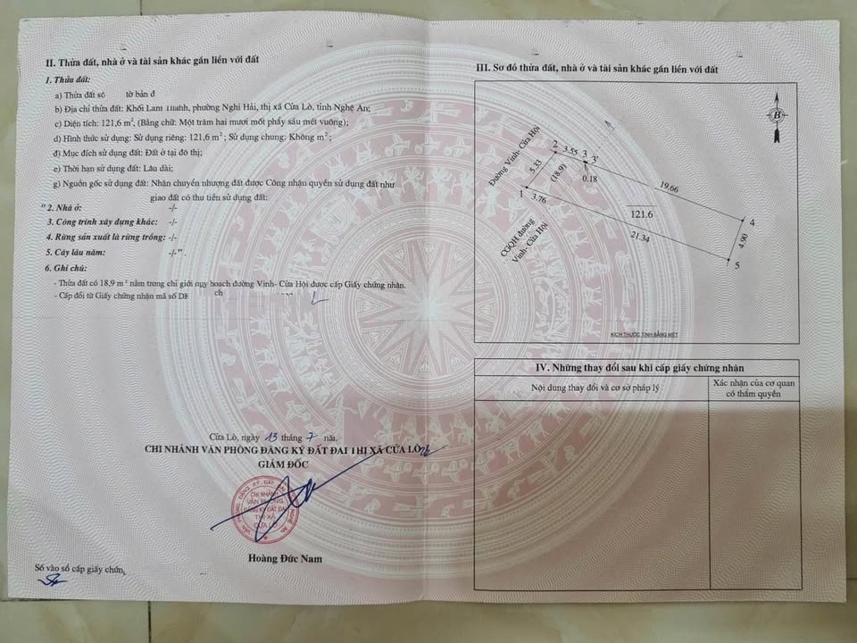 Nhà 2 tầng Mặt Đường Phạm Nguyễn Du, Cửa Lò 121,6m² giá 5.1 tỷ - Kinh doanh sầm uất!