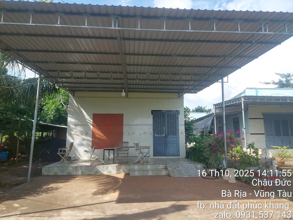 Đất nền xã Đá Bạc, Châu Đức, Bà Rịa - Vũng Tàu 500m² giá 1.02 tỷ - Đầu tư lý tưởng!