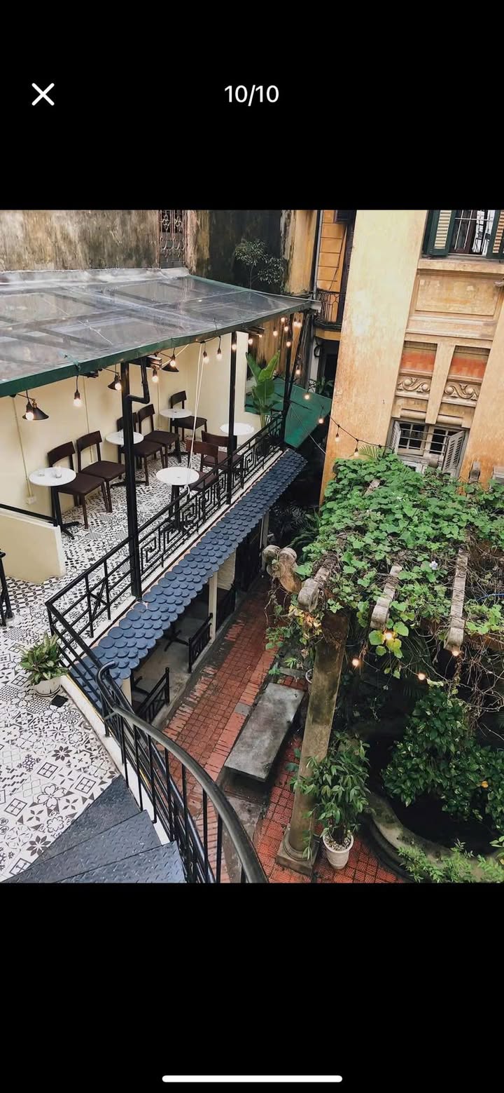 Cho thuê cửa hàng cafe vườn biệt thự Quan Thánh - Ba Đình 116m² - Vị trí đắc địa, không gian sang trọng!