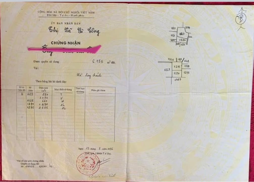 Đất nền Gò Công 1990m² giá 3.98 tỷ - Cơ hội đầu tư tuyệt vời!