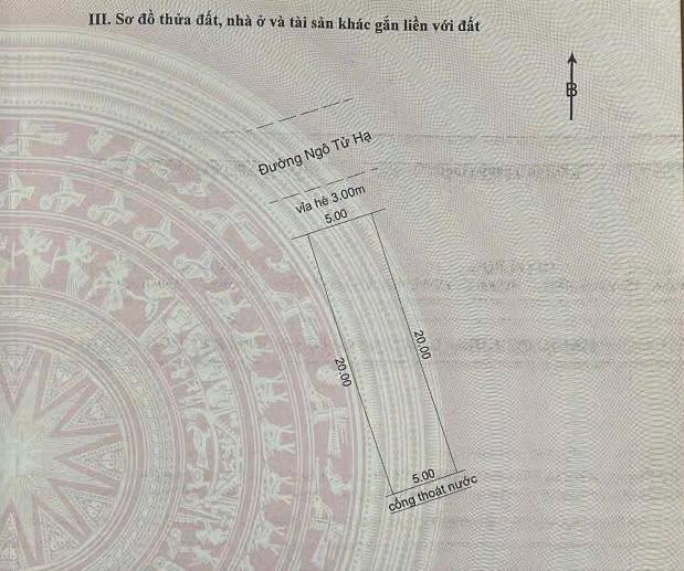Lô đất mặt tiền Ngô Tử Hạ, Hòa An, Cẩm Lệ 100m² giá 4 tỷ - Đầu tư sinh lời ngay!