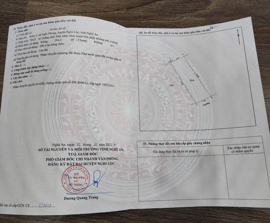 Đất mặt đường Phong Mỹ, Nghi Phong, 194m² giá 3.99 tỷ - Cơ hội đầu tư tuyệt vời!