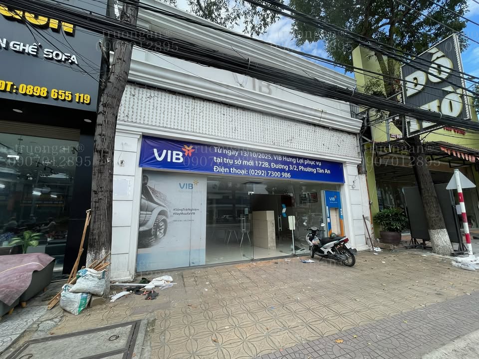 Cho thuê mặt bằng 445m² đường 3/2, phường Tân An, Cần Thơ - Giá tốt, vị trí đắc địa!