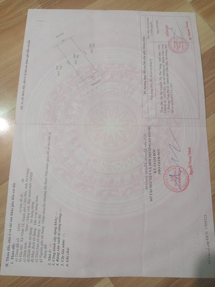 Nhà 2 phòng ngủ tại Ấp Cây Châm, Châu Đốc, 70m² - Chính chủ giá chỉ 1.2 tỷ!