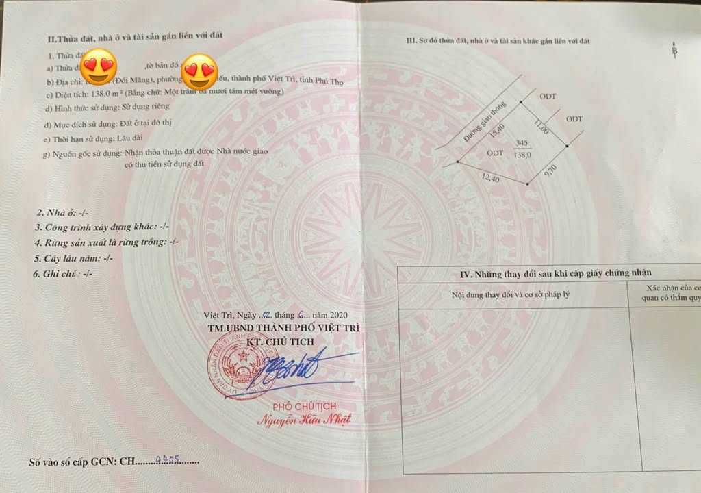 Đất nền khu phố 14 Thanh Miếu 138m² giá 4 tỷ - Đường thông ô tô tránh nhau!