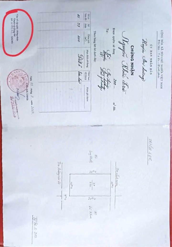 Đất nền An Đồng Hải Phòng 200m² giá 10 tỷ - Cơ hội đầu tư tuyệt vời!