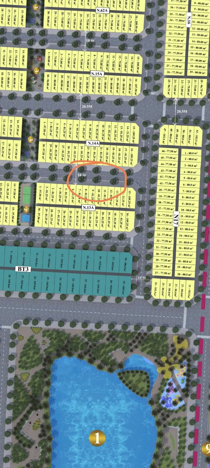 Đất nền Rùa Vàng Tây Vôi 81m² giá 2.2 tỷ - Vị trí đẹp, không lỗi nhỏ!