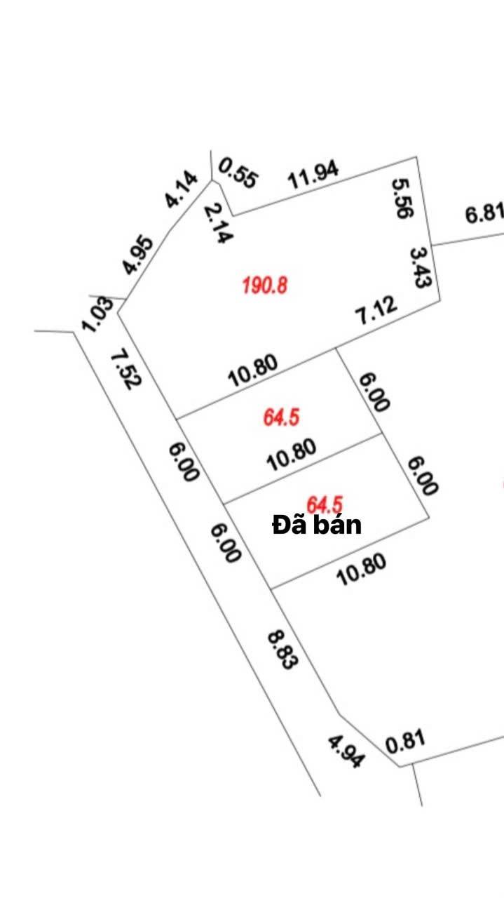 Đất nền Liên Nghĩa 64.5m² giá 2.2 tỷ - Sổ hồng chính chủ, vị trí đẹp!