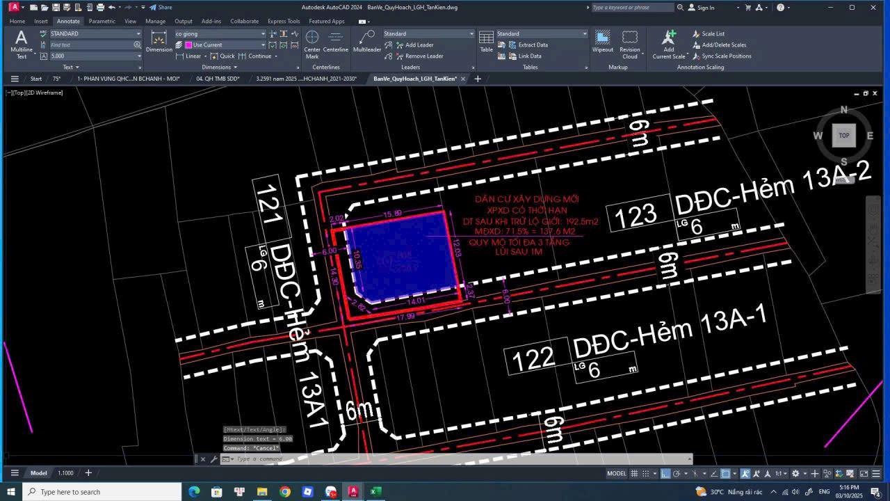 Đất góc 2 mặt tiền xã Tân Kiên, Bình Chánh 259m² giá chỉ 4.3 tỷ - Cơ hội đầu tư hiếm có!