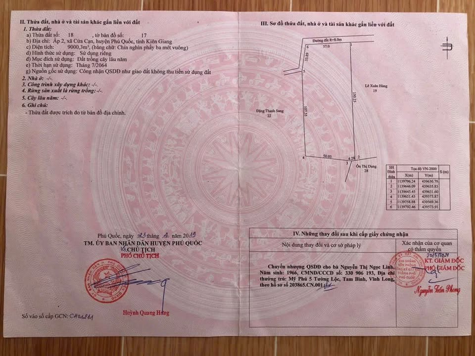 Đất nền 9.000m² tại xã Cửa Cạn - Tiềm năng đầu tư sinh lời cao!