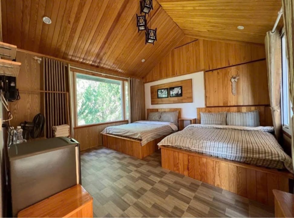 Phòng cho thuê tại Đà Lạt 2 giường - Giá cả thỏa thuận, không gian thoải mái!