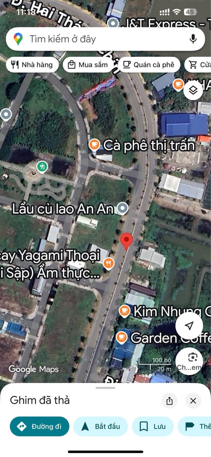 Đất nền Thoại Sơn 122m² giá 2 tỷ - Hướng Đông Nam, giao thông thuận tiện!