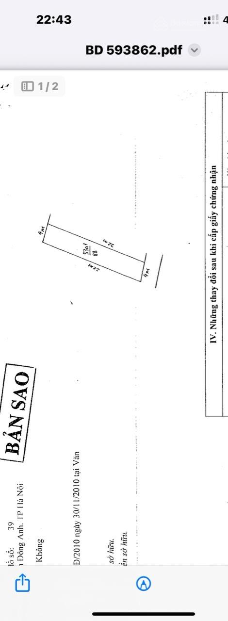 Đất nền Tiên Dương 178m² giá 26.4 tỷ - Khu dân cư sầm uất gần Quốc lộ 23B!