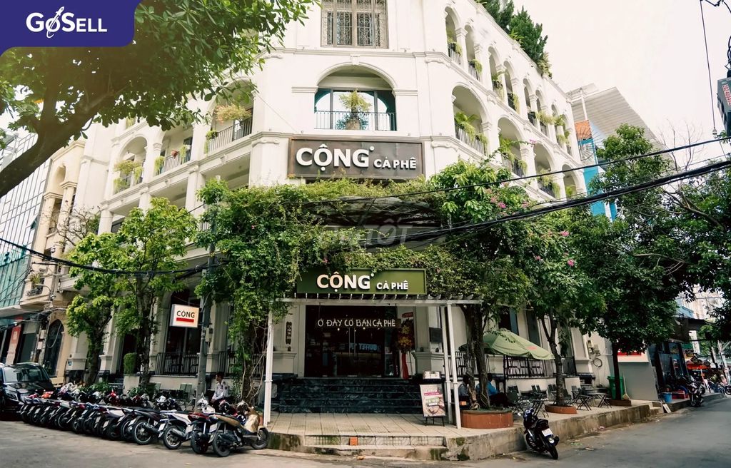 Cho thuê góc 2MT Nguyễn Gia Trí, Bình Thạnh 200m² - Mặt tiền lớn, kinh doanh thuận lợi!