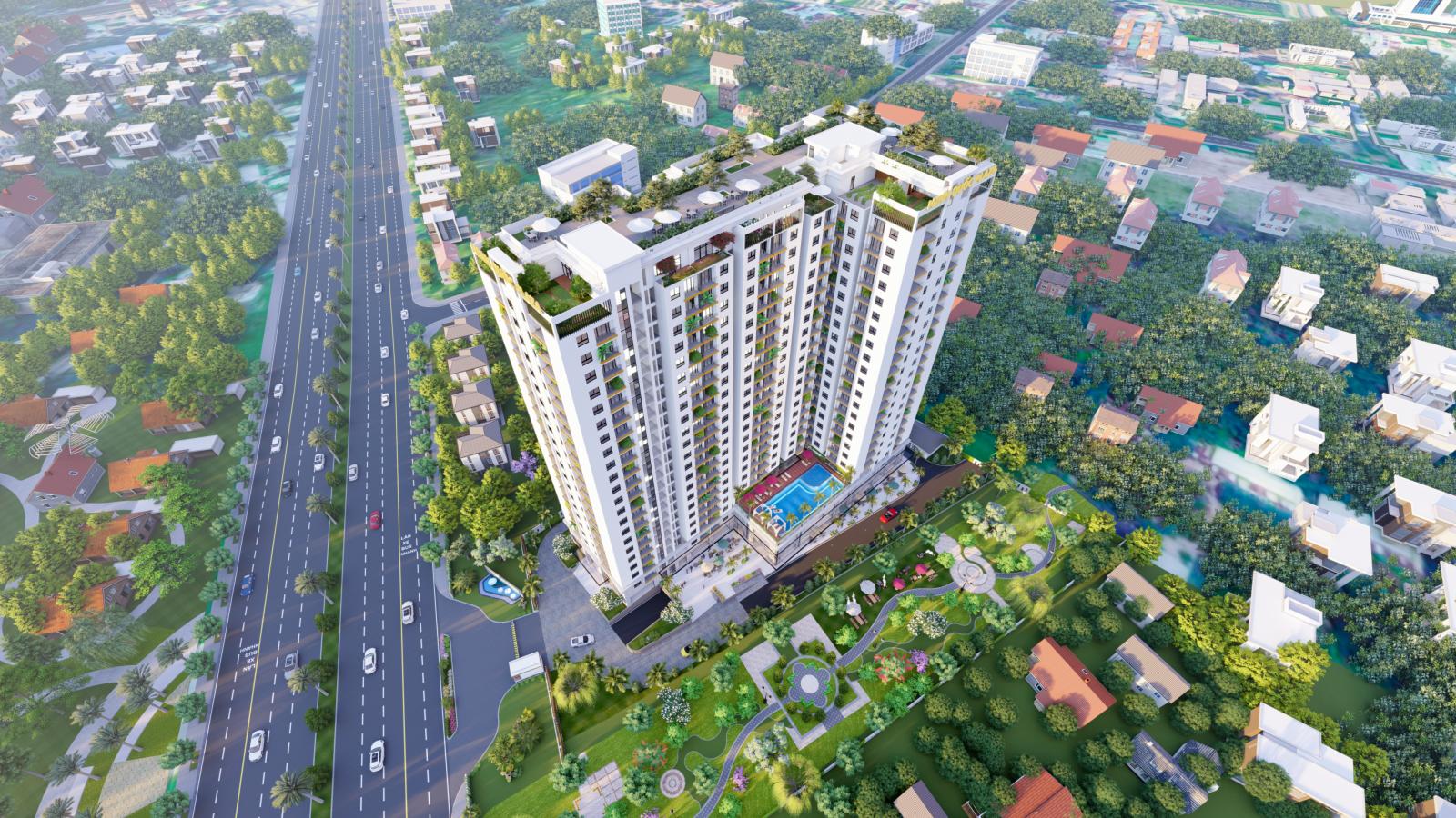 Cho thuê căn hộ 2PN, 2WC, 65m² tại Minh Quốc Plaza, Phú Mỹ, Thủ Dầu Một - Không gian sống lý tưởng chỉ 5 triệu VND!