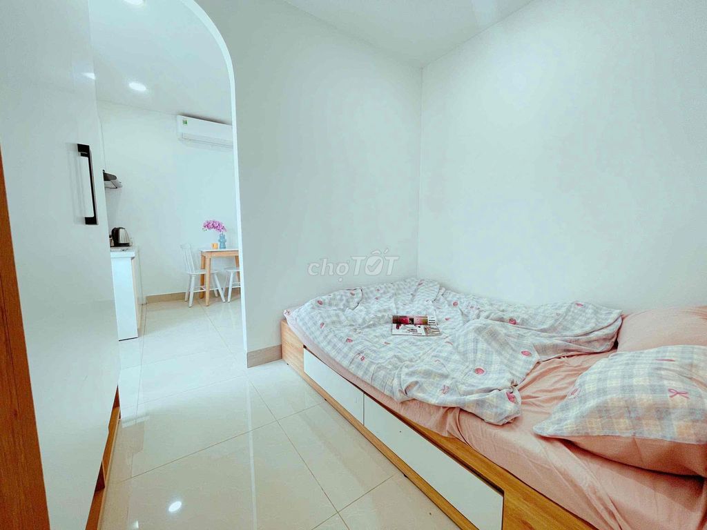 Căn hộ 1 phòng ngủ tách bếp đường Lê Văn Thọ, Gò Vấp - Chỉ 5.5 triệu, full nội thất!