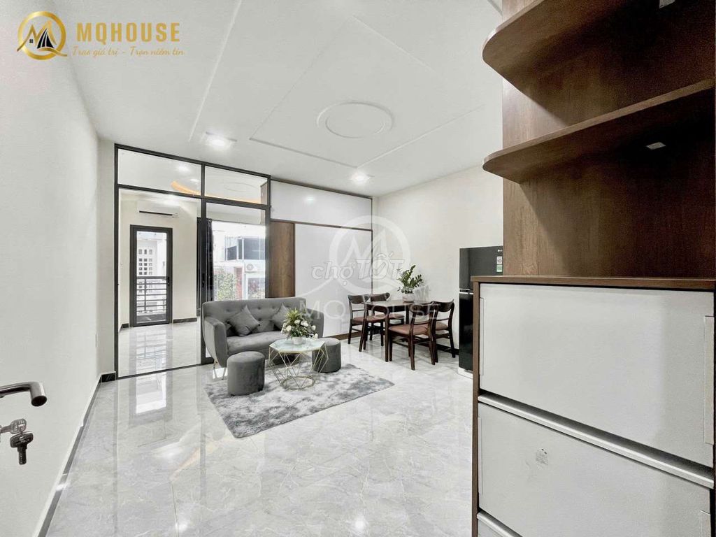 Chung cư mini 1PN Đường Quang Trung 50m² giá 9 triệu - Nội thất đầy đủ, chỉ việc vào ở!