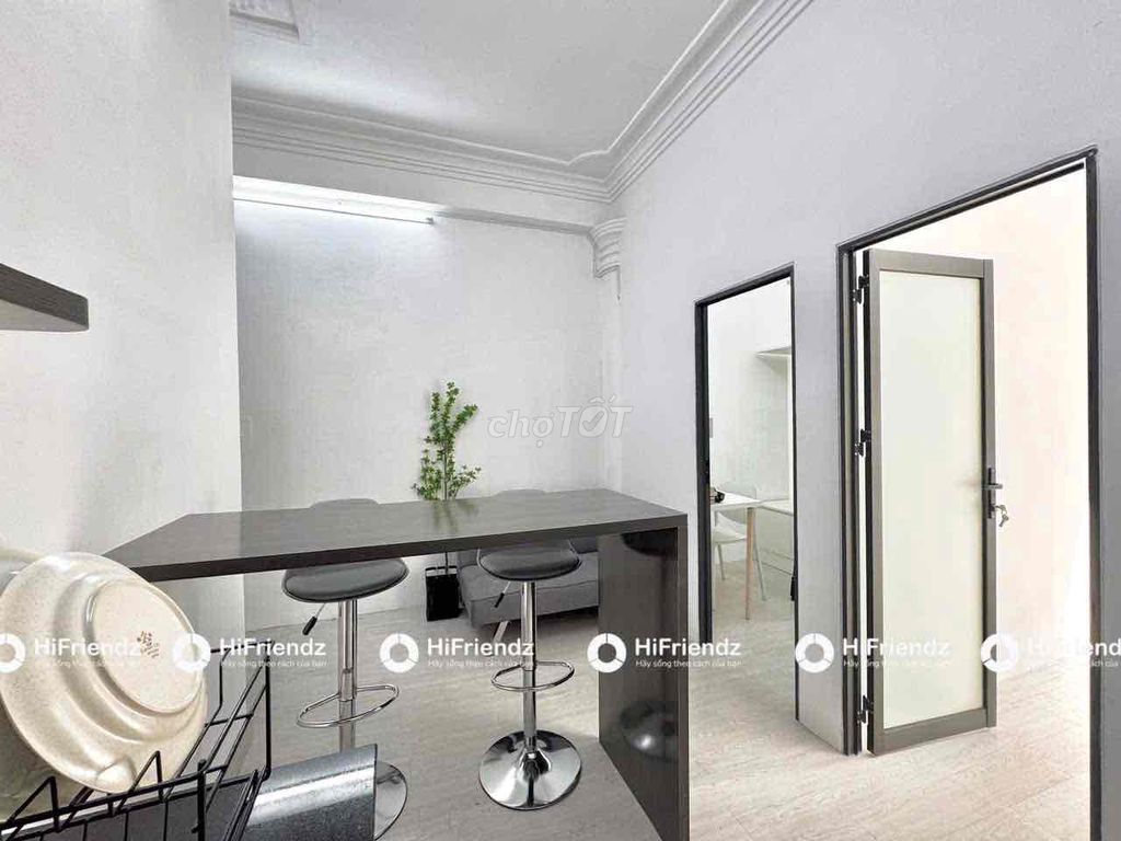 Căn hộ cho thuê 2PN 1WC Đường Lý Thường Kiệt 50m² - Full nội thất máy giặt riêng