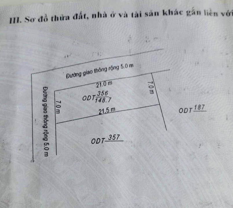 Lô đất 2 mặt tiền đường Hà Huy Tập, 147m² giá 1.2 tỷ - Cơ hội đầu tư tuyệt vời!