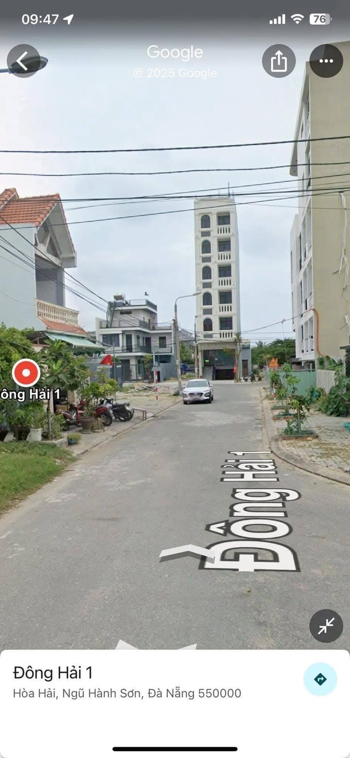 Đất đường Đông Hải 1, Phường Hòa Hải, 100m² giá 5.5 tỷ - Tiềm năng tăng giá cao!