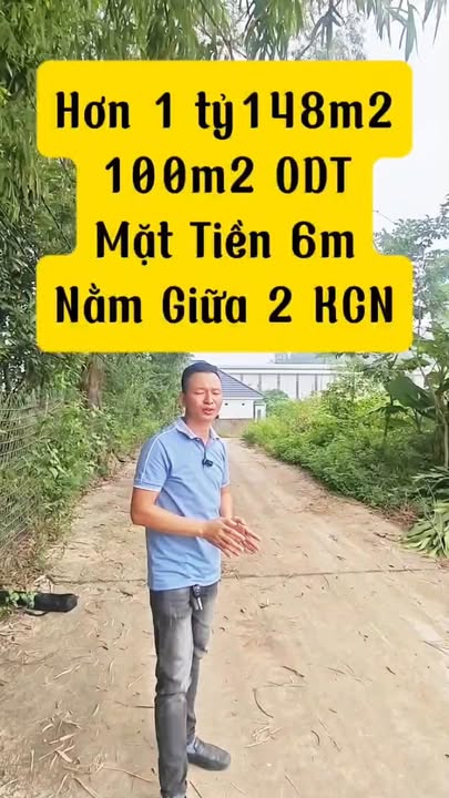 Đất thổ cư Hồng Tiến Phổ Yên 148m² giá 1 tỷ - Cơ hội đầu tư tuyệt vời!