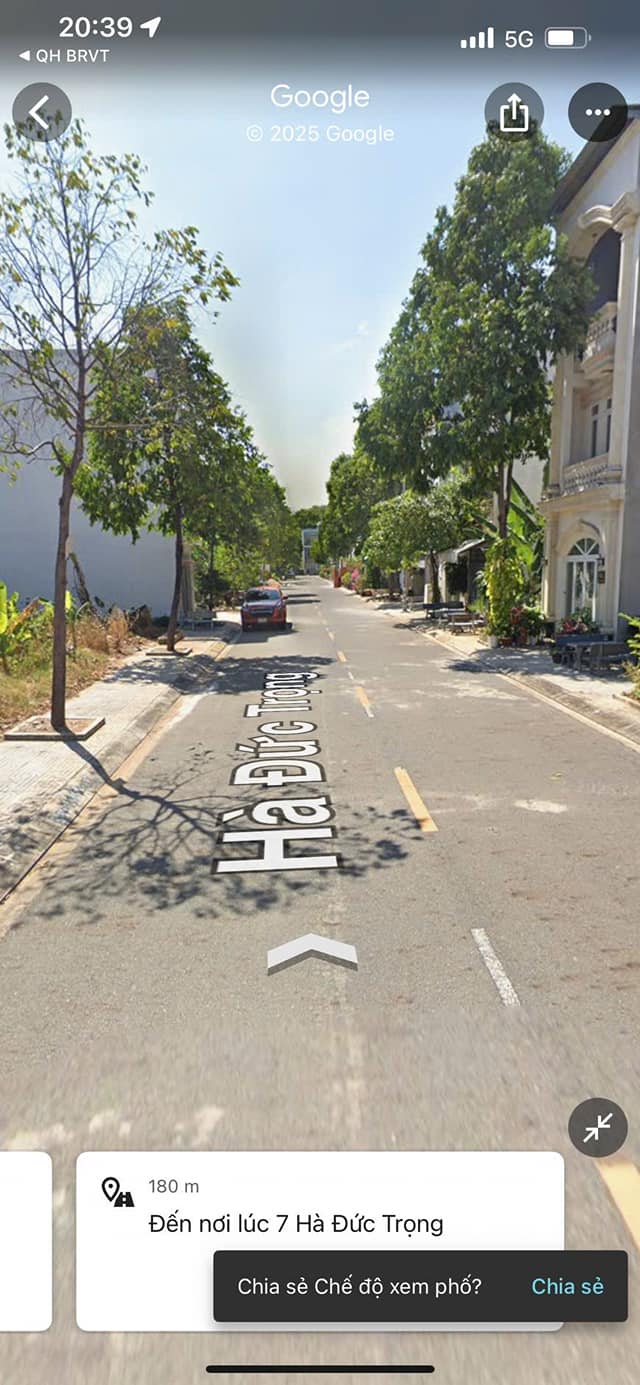 Lô đất 90m² đường Hà Đức Trọng, Bà Rịa - 3.3 tỷ - Sổ đỏ chính chủ