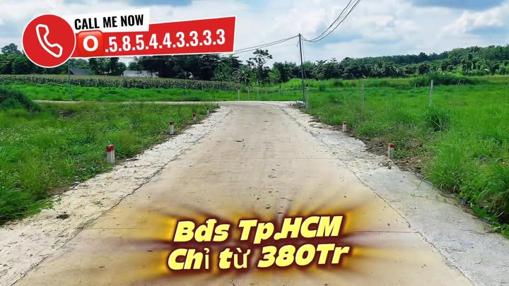 Đất thổ cư xã Bình Giã, Châu Đức 160m² giá từ 380 triệu - Cơ hội đầu tư tuyệt vời!