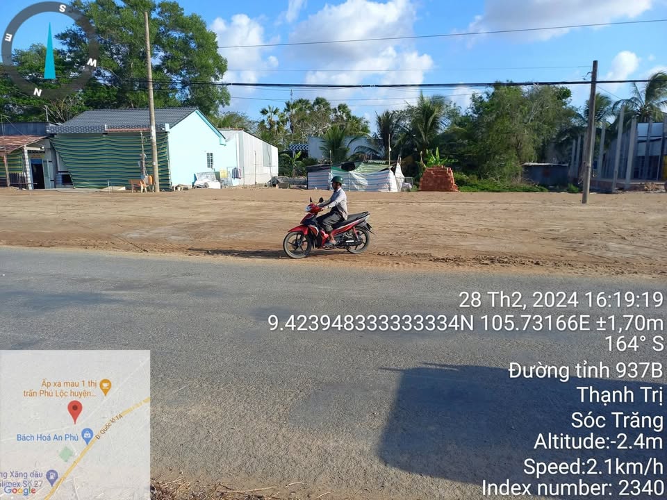 Đất nền lộ nhựa Vành Đai Thị Trấn Phú Lộc - Thạnh Trị Sóc Trăng 585m² giá 1.6 tỷ - Cơ hội đầu tư tuyệt vời!