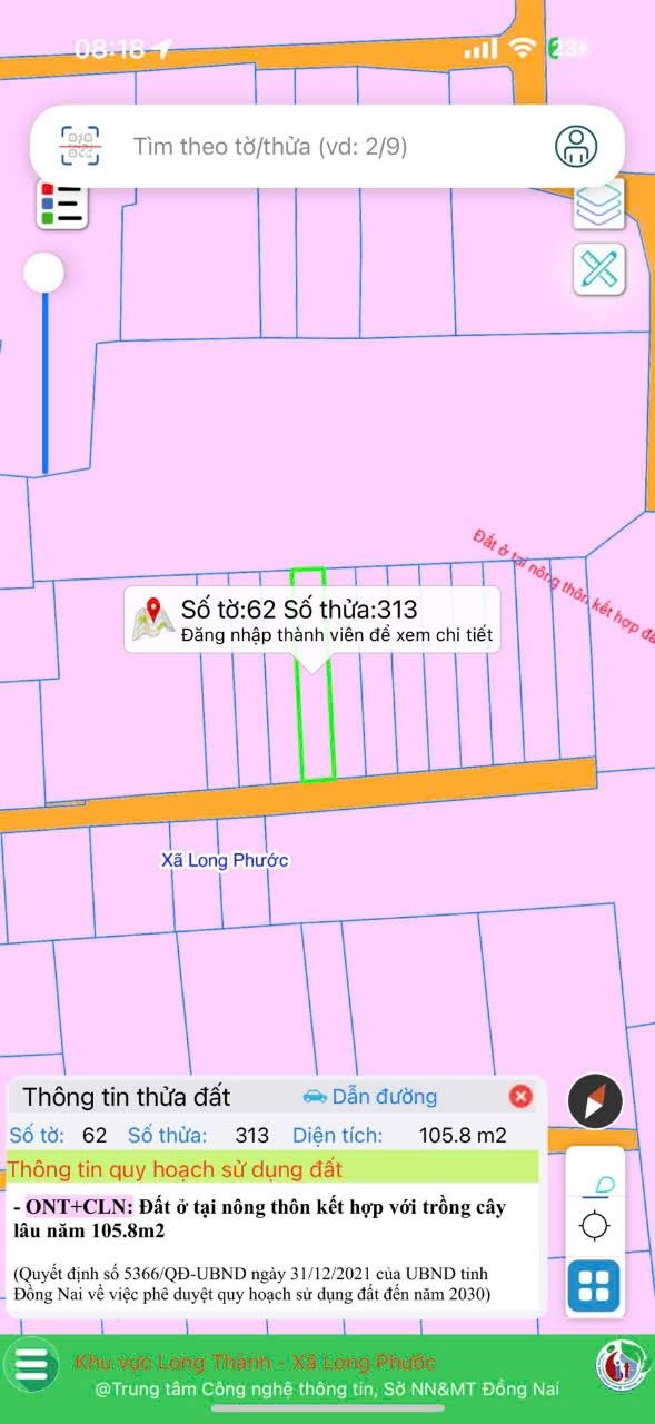 Đất nền dự án Long Phước, Long Thành 100m² - Sổ đỏ chính chủ, giá thỏa thuận!