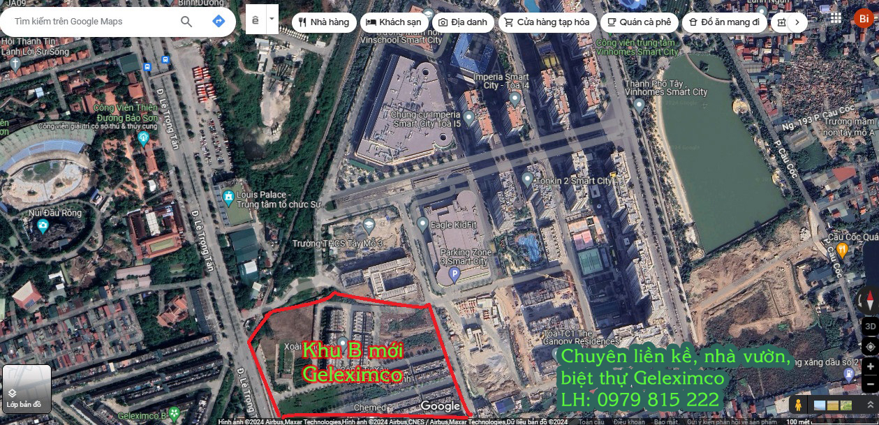 Townhouse Geleximco 90m² giá 19 tỷ - Vị trí đẹp giáp Vinhome Smart City!