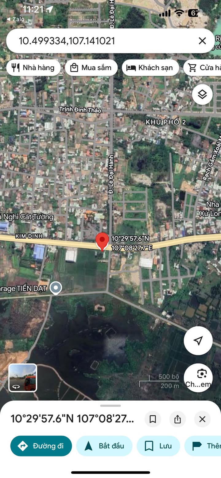 Đất mặt tiền Quốc lộ 51, P. Kim Dinh, TP Bà Rịa 270m² giá 4.59 tỷ - Đầu tư sinh lời ngay!