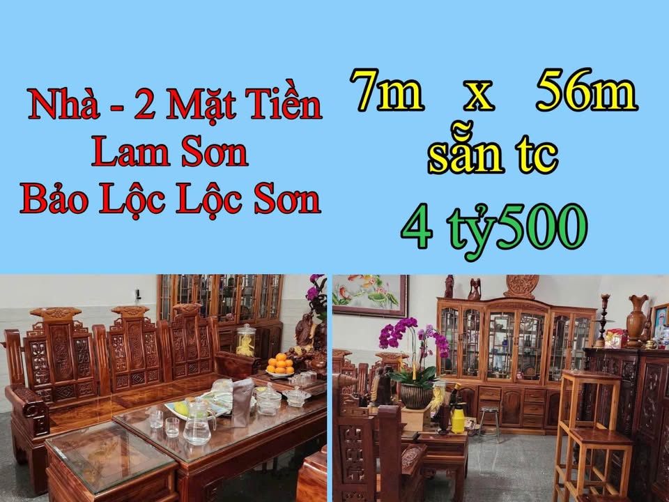 Nhà Bán Mặt Tiền Lam Sơn, Phường Lộc Sơn, Bảo Lộc - 100m² Chỉ 4.5 Tỷ!