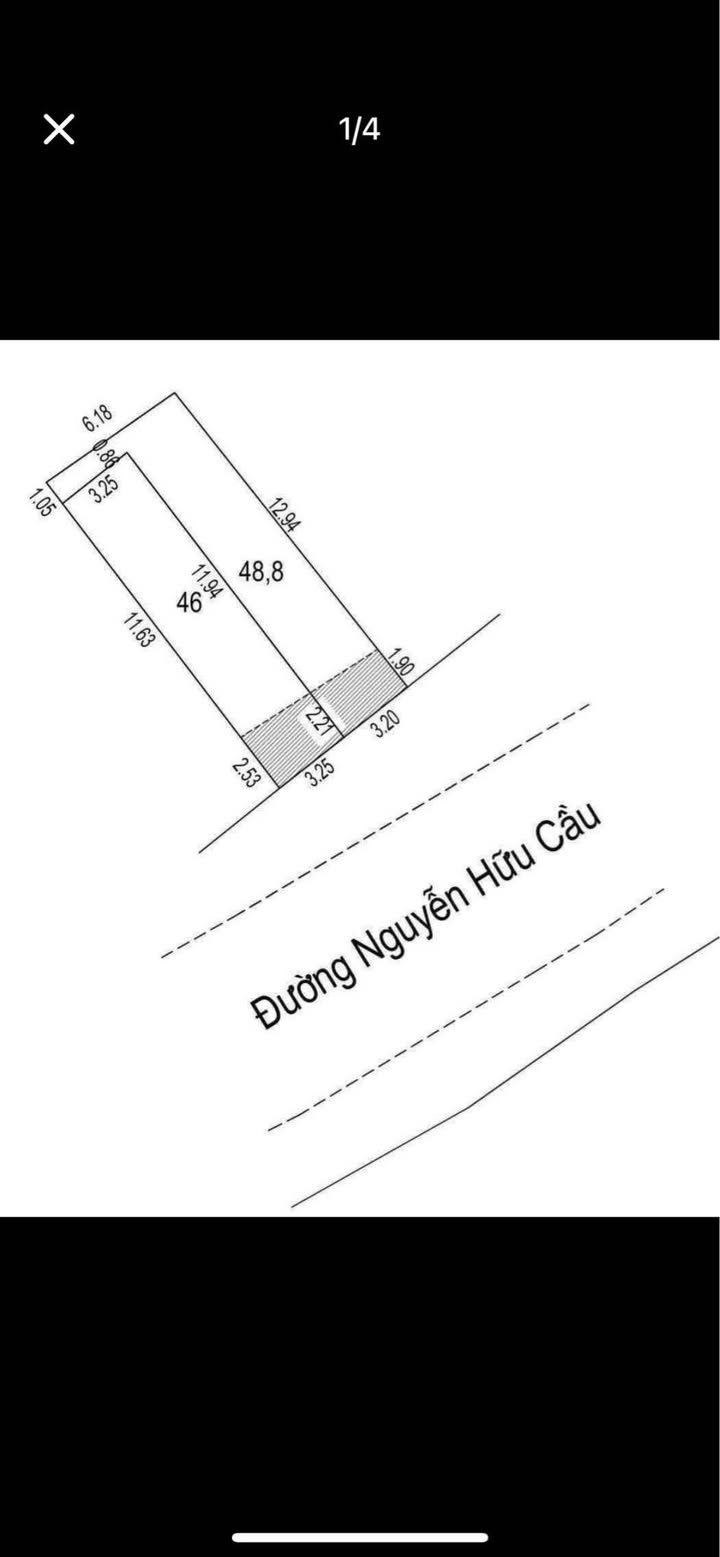 Đất mặt phố Nguyễn Hữu Cầu 47m² giá chỉ 2,9 tỷ - Cơ hội đầu tư tuyệt vời!
