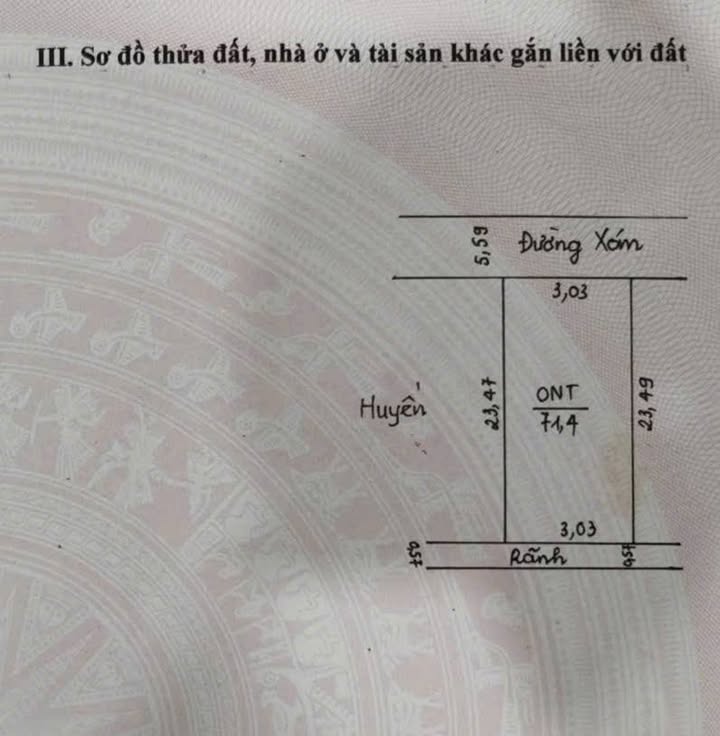 Đất nền Xuân Mai, Chương Mỹ 71,4m² giá 2 tỷ - Cơ hội đầu tư sinh lời cao!
