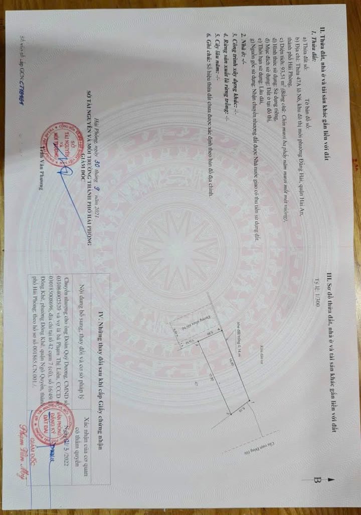 Đất nền TDC Vườn Hồng Đằng Hải 93,5m² giá 4,1 tỷ - Đầu tư sinh lời ngay!