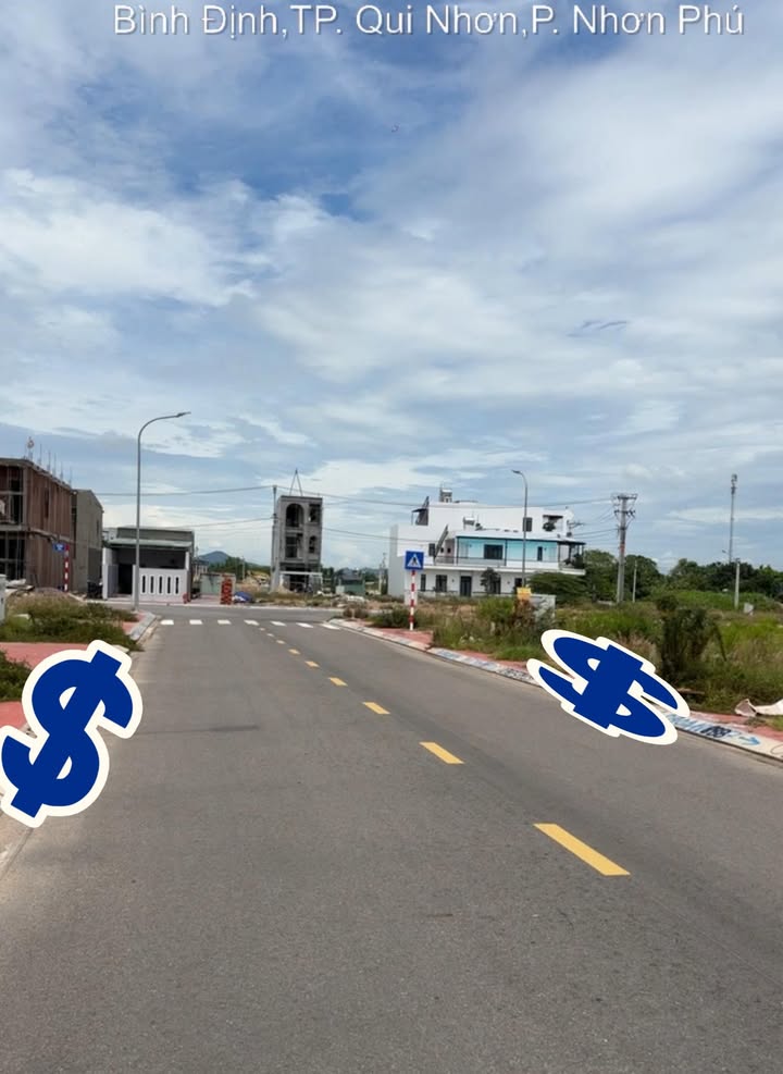 Đất mặt tiền phường Nhơn Phú 95m² giá 2.7 tỷ - Cơ hội đầu tư hấp dẫn!