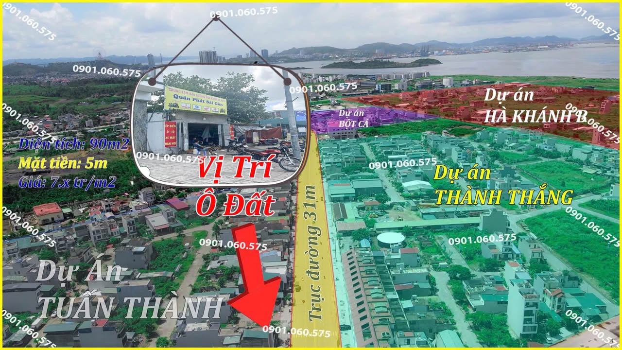 Đất nền mặt đường Trần Phú Hạ Long 90m² - Tiềm năng đầu tư sinh lời cao!