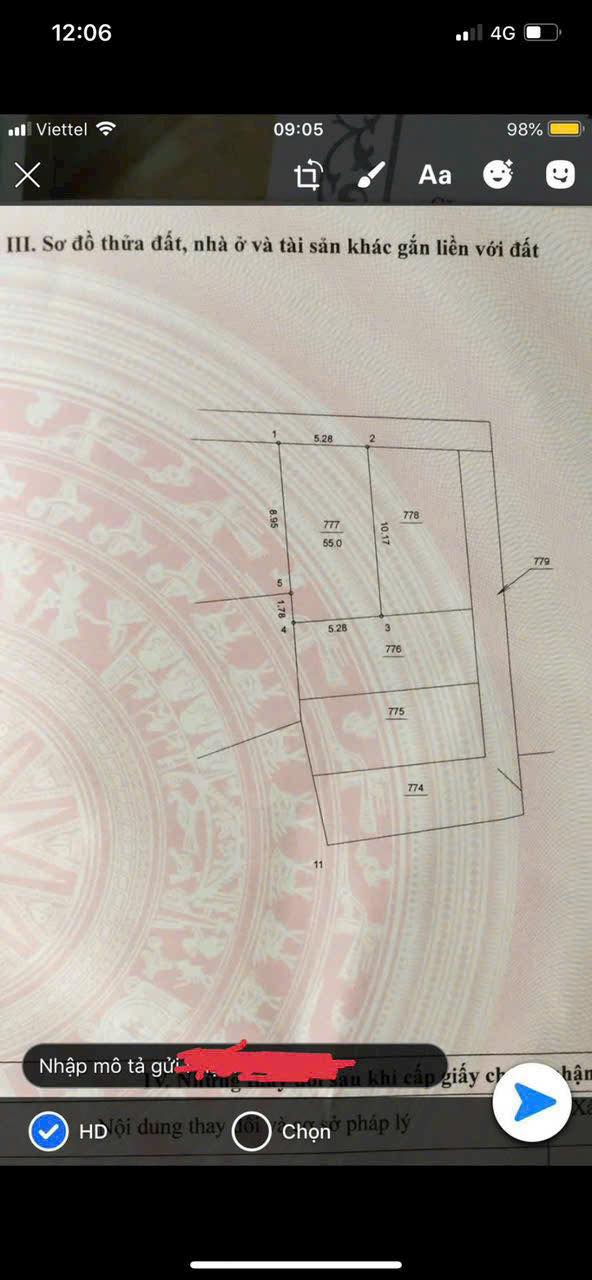 Đất nền Văn Giáp 55m² giá 3.4 tỷ - Vị trí tiềm năng gần quốc lộ 1A!