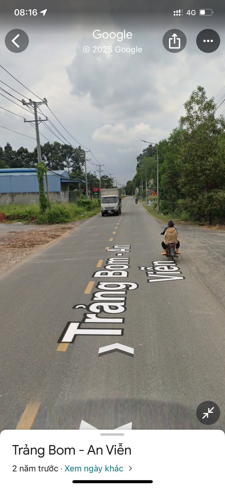 Đất nền thổ cư 250m² mặt tiền Phùng Hưng, Trảng Bom - Giá tốt thương lượng!