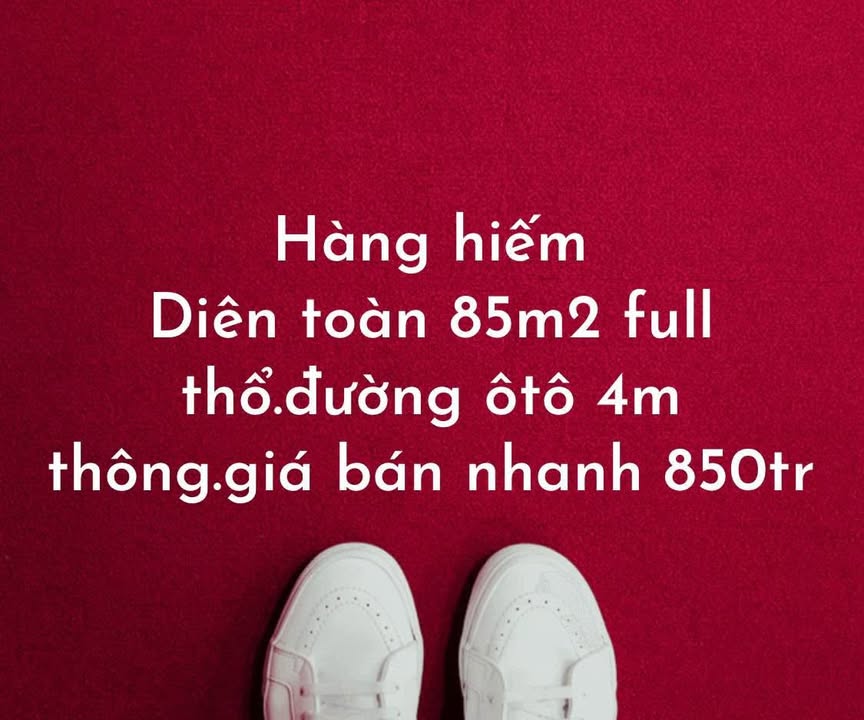 Đất nền Diên Toàn 85m² giá 850 triệu - Cơ hội đầu tư hiếm có!