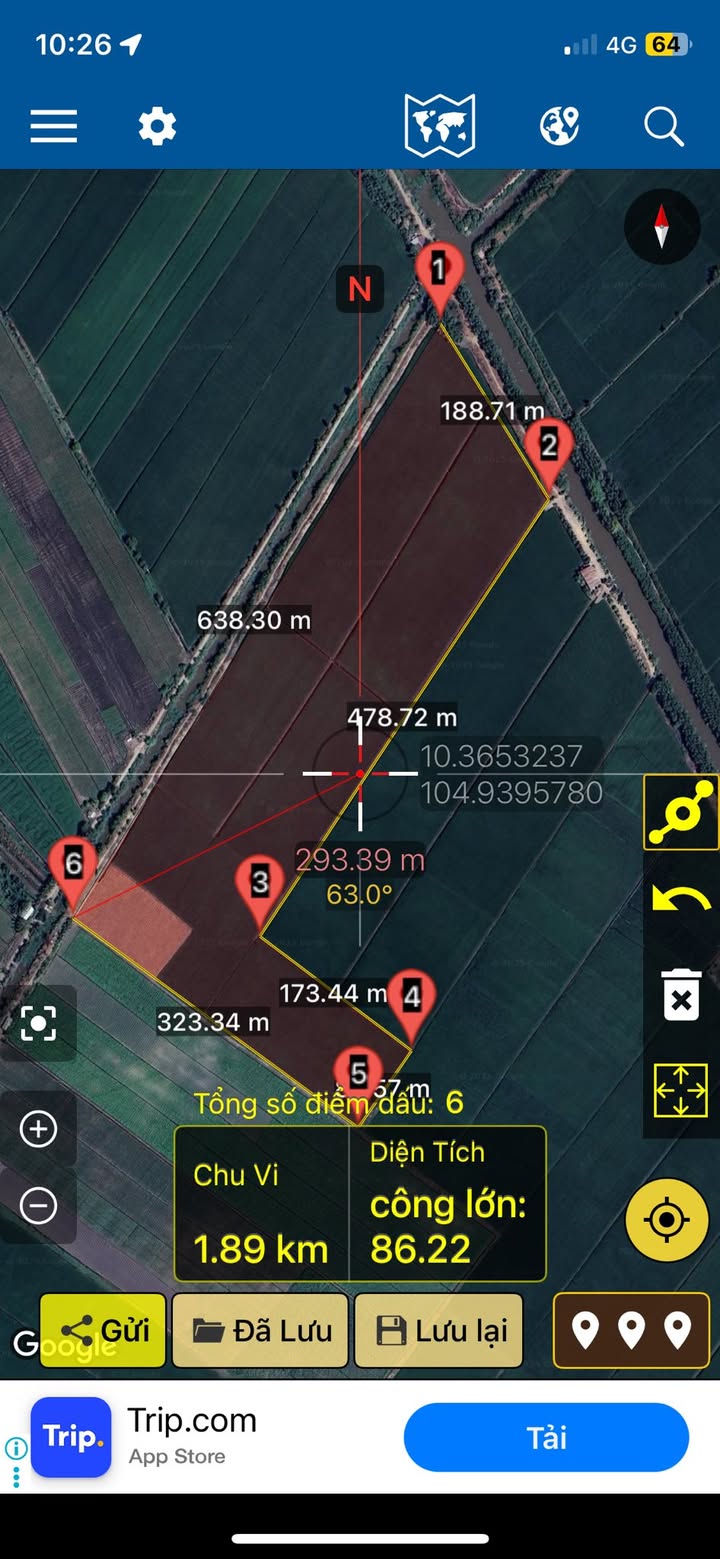 Đất ở Ô Lâm, Tri Tôn, An Giang 1.15 triệu m² - Giá thỏa thuận hấp dẫn!