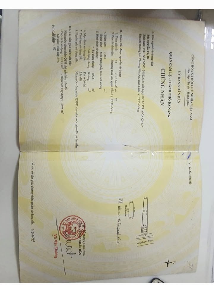 Nhà cấp 4 mặt tiền đường Trường Chinh, Đà Nẵng 76m² giá 3.3 tỷ - Sổ đỏ chính chủ!