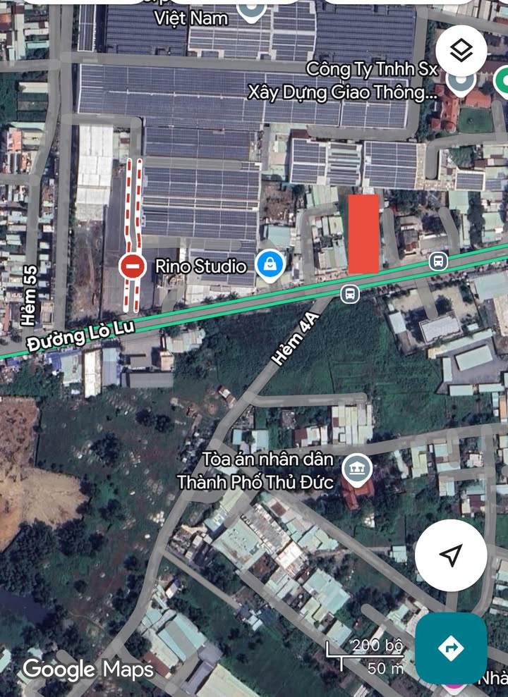 Đất Lô 1 Mặt Tiền Lò Lu Thủ Đức 141m² giá 9.75 tỷ - Sổ hồng riêng, xây dựng tự do!