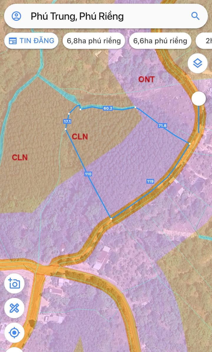 Đất nền Phú Trung, Bình Phước 10.000m² giá 1.15 tỷ - Cơ hội đầu tư tuyệt vời!