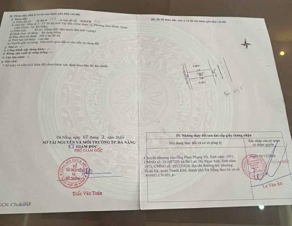 Lô đất mặt tiền Bàu Năng 5, quận Liên Chiểu, Đà Nẵng - Giá tốt thương lượng!