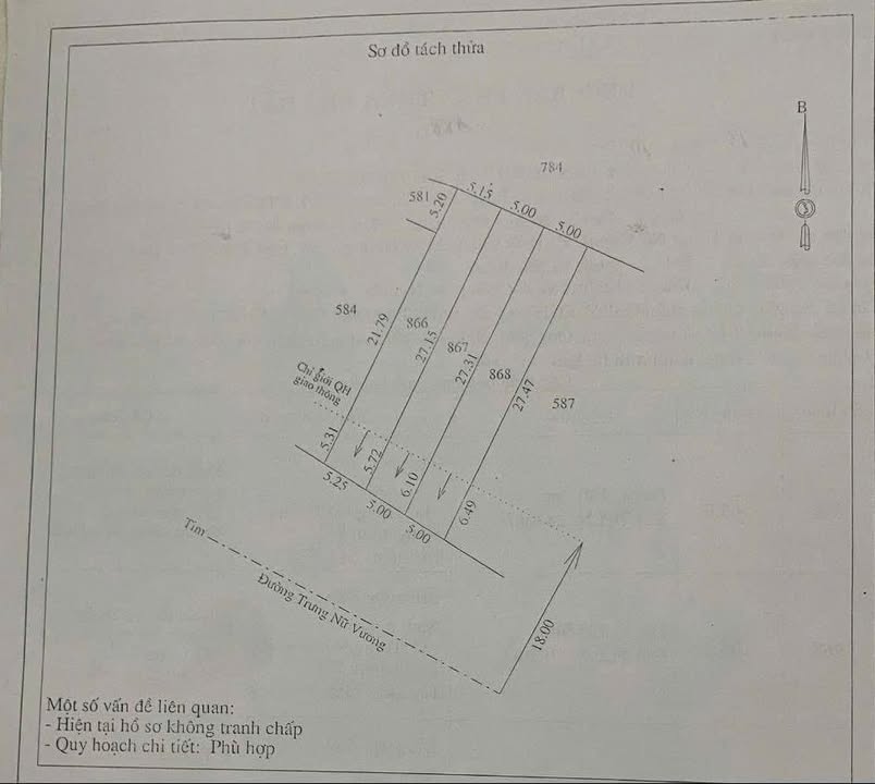 Đất nền mặt tiền Trưng Nữ Vương, Thủy Châu, 167m² giá 2.5885 tỷ - Đầu tư sinh lời cao!