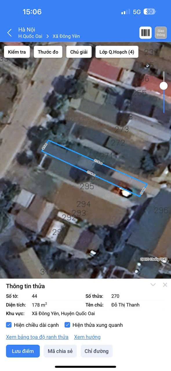 Đất mặt đường Tỉnh Lộ 421b, Phú Cát, 178.5m² giá 3 tỷ - Đầu tư sinh lời ngay!